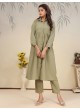 Olive Green Cotton Readymade Salwar Kameez | Embroidered & Digital Print ICE VOL-2 927 Olive Green Cotton Readymade Salwar Kameez | Embroidered & Digital Print ICE VOL-2 927