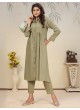 Olive Green Cotton Readymade Salwar Kameez | Embroidered & Digital Print ICE VOL-2 927 Olive Green Cotton Readymade Salwar Kameez | Embroidered & Digital Print ICE VOL-2 927