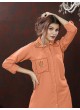 Peach Cotton Readymade Co-ord Set | Embroidered & Handwork Co-Ord Set Karigari 833 Peach Cotton Readymade Co-ord Set | Embroidered & Handwork Co-Ord Set Karigari 833