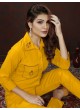 Mustard Cotton Readymade Co-ord Set | Embroidered & Handwork Co-Ord Set Karigari 834 Mustard Cotton Readymade Co-ord Set | Embroidered & Handwork Co-Ord Set Karigari 834