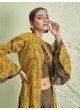 Brown Mustard Rayon Readymade Jacket | Digital Print LIGER 1271