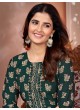 Green Silk Readymade Salwar Kameez | Embroidered & Digital Print MAGIC VOL-1 8494
