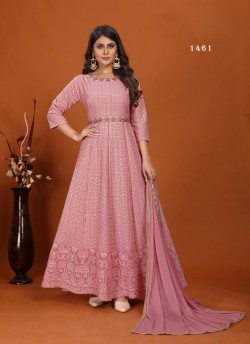 Mahek Vol-1-1461 to 1464 By Moksh Ready-made Designer Anarkali Suits