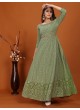 Light Green Faux Georgette Readymade Anarkali Suits | Embroidered MAHEK VOL-1 1462 Light Green Faux Georgette Readymade Anarkali Suits | Embroidered MAHEK VOL-1 1462