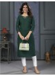 Green Cotton Readymade Kurti with Pant and Embroidery from MIRROR VOL-2 Without Pent 667 Green Cotton Readymade Kurti with Pant and Embroidery from MIRROR VOL-2 Without Pent 667