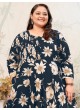 Navy Blue Rayon Readymade Long Kurti | Digital Print PLUS SIZE JOY VOL-1 8650 Navy Blue Rayon Readymade Long Kurti | Digital Print PLUS SIZE JOY VOL-1 8650