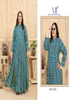 Plus Size Vol-2-8625 to 8628 By Moksh Ready-made Designer Long Kurti