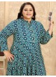 Green Rayon Readymade Long Kurti | Digital Print PLUS SIZE VOL-2 8625 Green Rayon Readymade Long Kurti | Digital Print PLUS SIZE VOL-2 8625