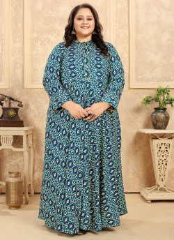 Plus Size Vol-2-8625 to 8628 By Moksh Ready-made Designer Long Kurti