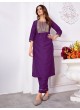 Purple Silk Readymade Salwar Kameez Embroidered RANGOLI VOL-1 3193 Purple Silk Readymade Salwar Kameez Embroidered RANGOLI VOL-1 3193
