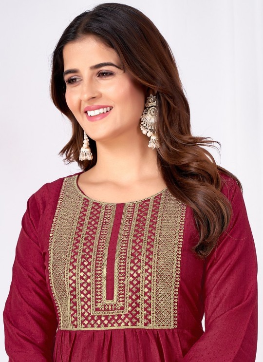 Red Silk Readymade Salwar Kameez Embroidered RANGOLI VOL-1 3194 Red Silk Readymade Salwar Kameez Embroidered RANGOLI VOL-1 3194