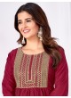 Red Silk Readymade Salwar Kameez Embroidered RANGOLI VOL-1 3194 Red Silk Readymade Salwar Kameez Embroidered RANGOLI VOL-1 3194
