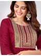 Red Silk Readymade Salwar Kameez Embroidered RANGOLI VOL-1 3194 Red Silk Readymade Salwar Kameez Embroidered RANGOLI VOL-1 3194