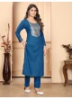Blue Rayon Readymade Salwar Kameez Heavy Sequence Embroidered RASHMI VOL-1 9001 Blue Rayon Readymade Salwar Kameez Heavy Sequence Embroidered RASHMI VOL-1 9001