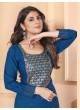 Blue Rayon Readymade Salwar Kameez Heavy Sequence Embroidered RASHMI VOL-1 9001 Blue Rayon Readymade Salwar Kameez Heavy Sequence Embroidered RASHMI VOL-1 9001
