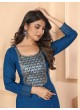 Blue Rayon Readymade Salwar Kameez Heavy Sequence Embroidered RASHMI VOL-1 9001 Blue Rayon Readymade Salwar Kameez Heavy Sequence Embroidered RASHMI VOL-1 9001