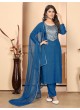 Blue Rayon Readymade Salwar Kameez Heavy Sequence Embroidered RASHMI VOL-1 9001 Blue Rayon Readymade Salwar Kameez Heavy Sequence Embroidered RASHMI VOL-1 9001
