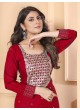 Red Rayon Readymade Salwar Kameez | Heavy Embroidered RASHMI VOL-1 9004 Red Rayon Readymade Salwar Kameez | Heavy Embroidered RASHMI VOL-1 9004