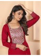 Red Rayon Readymade Salwar Kameez | Heavy Embroidered RASHMI VOL-1 9004 Red Rayon Readymade Salwar Kameez | Heavy Embroidered RASHMI VOL-1 9004