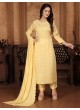 Yellow Chanderi Readymade Salwar Kameez | Embroidery & Sequence RITU VOL-1 1321 Yellow Chanderi Readymade Salwar Kameez | Embroidery & Sequence RITU VOL-1 1321