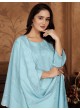 Sky Blue Chanderi Readymade Salwar Kameez | Embroidery & Sequence RITU VOL-1 1323 Sky Blue Chanderi Readymade Salwar Kameez | Embroidery & Sequence RITU VOL-1 1323