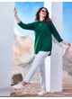 Green Cotton Readymade Shirt | Plain SHIRT VOL-1 2141