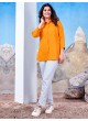 Mustard Cotton Readymade Shirt | Plain SHIRT VOL-1 2142
