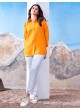 Mustard Cotton Readymade Shirt | Plain SHIRT VOL-1 2142