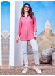 Pink Cotton Readymade Shirt | Plain SHIRT VOL-2 2146