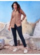 Brown Cotton Readymade Shirt | Plain SHIRT VOL-3 2151