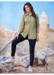 Mehendi Cotton Readymade Shirt | Plain SHIRT VOL-3 2152
