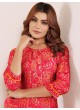 Rani Pink Viscose Kurti | Digital Print STAR VOL-3 5119