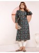 Navy Blue Viscose Maslin Readymade Kurti | Digital Print STAR VOL-3 5120 Navy Blue Viscose Maslin Readymade Kurti | Digital Print STAR VOL-3 5120
