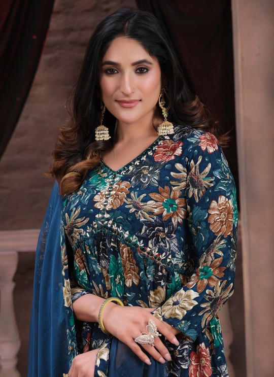 Aqua Blue Rayon Alia Cut Readymade Salwar Kameez Alia Vol-2 2224 Aqua Blue Rayon Alia Cut Readymade Salwar Kameez Alia Vol-2 2224