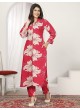 Rani Pink Riyon Readymade Co-ord Set | Digital Print WONDOR VOL-1 856 Rani Pink Riyon Readymade Co-ord Set | Digital Print WONDOR VOL-1 856