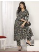 Black Chanderi Readymade Co-ord Set | Digital Print WONDOR VOL-1 858 Black Chanderi Readymade Co-ord Set | Digital Print WONDOR VOL-1 858