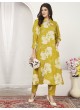 Mustard Riyon Readymade Co-ord Set | Digital Print WONDOR VOL-1 859