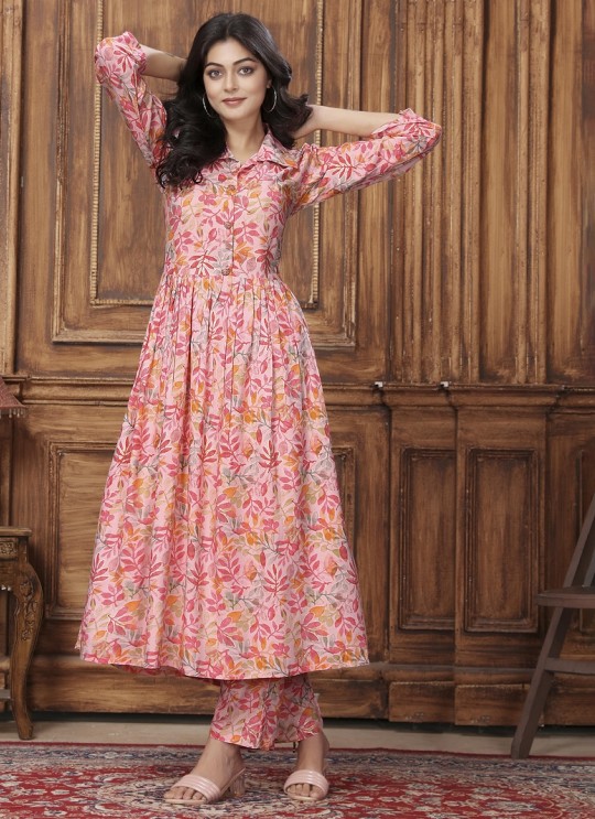 Light Pink Rayon Readymade Co-ord Set | Digital Print WOW VOL-2 851 Light Pink Rayon Readymade Co-ord Set | Digital Print WOW VOL-2 851