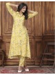 Yellow Rayon Readymade Co-ord Set | Digital Print WOW VOL-2 852 Yellow Rayon Readymade Co-ord Set | Digital Print WOW VOL-2 852