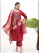 Maroon Silk Readymade Salwar Kameez | Heavy Sequence Embroidery YARA VOL-1 9007 Maroon Silk Readymade Salwar Kameez | Heavy Sequence Embroidery YARA VOL-1 9007