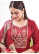 Maroon Silk Readymade Salwar Kameez | Heavy Sequence Embroidery YARA VOL-1 9007 Maroon Silk Readymade Salwar Kameez | Heavy Sequence Embroidery YARA VOL-1 9007