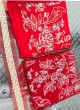 Red Georgette Embroidered Pakistani Suit SC/019506