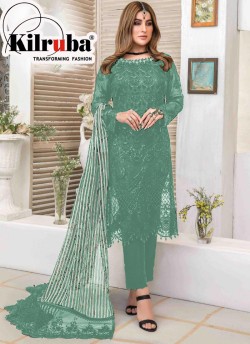 Pista Green Georgette Embroidered Pakistani Shalwar SC/019555