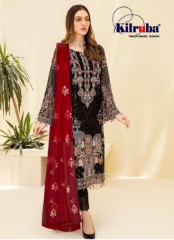 Black Georgette Embroidered Pakistani Shalwar SC/019518