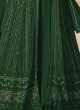122J Colours By Kilruba Georgette Green Embroidered Skirt Kameez 122J Colours By Kilruba Georgette Green Embroidered Skirt Kameez