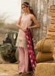 Pink Organza Festival Wear Pant Style Salwar Mix Hit Suits By Kilruba SC015619