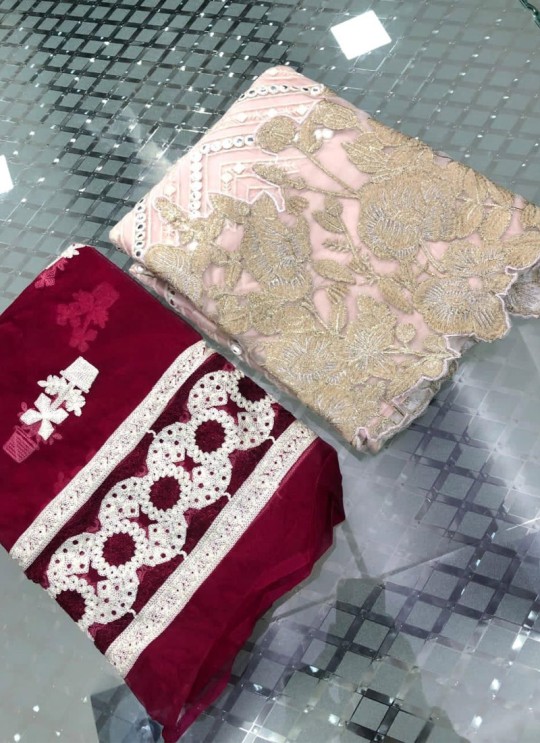 Pink Organza Festival Wear Pant Style Salwar Mix Hit Suits By Kilruba SC015619 Pink Organza Festival Wear Pant Style Salwar Mix Hit Suits By Kilruba SC015619