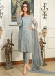 Jannat Formal Collection Vol 2 By Kilruba 22005 Grey Georgette Pakistani Suit For Eid 2021 SC/017298