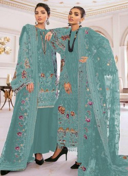 Kilruba 145 Colours Blue Georgette Pakistani Suit Kilruba-K-145 A