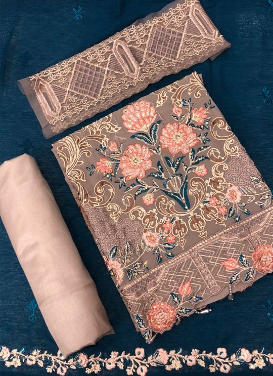 Kilruba 146 Colours Beige Georgette Pakistani Suit Kilruba-K-146 Kilruba 146 Colours Beige Georgette Pakistani Suit Kilruba-K-146